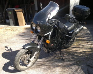 Vårrusig Triumph Tiger 900